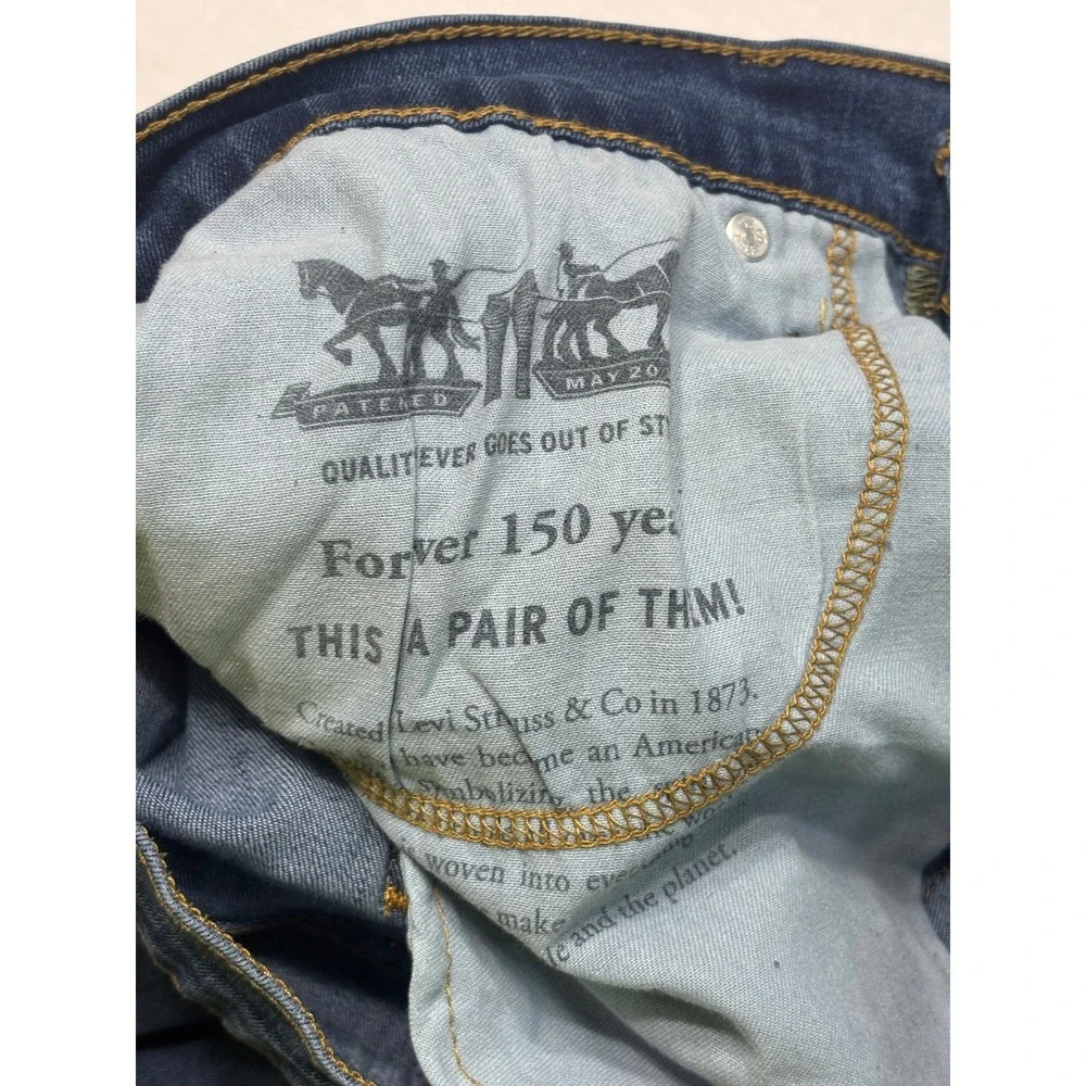 Levis 511 Slim Fit Blue Jeans Mens 34x36 Medium Wash Denim Pants